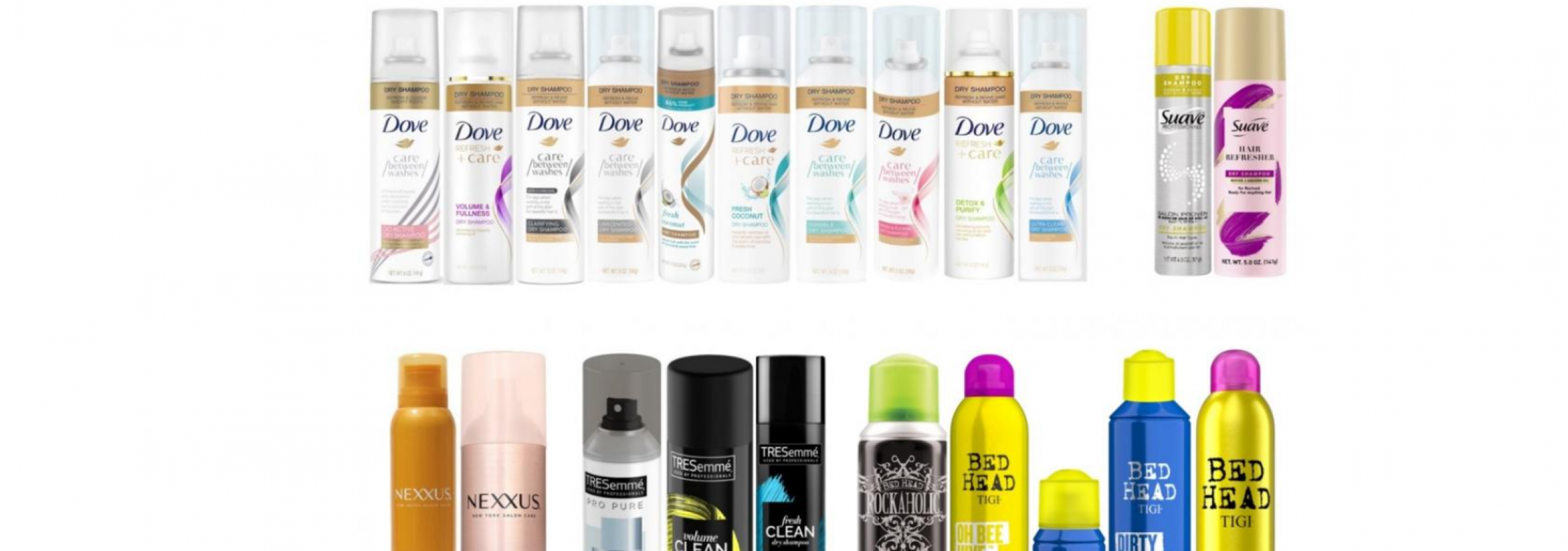 photo of recalled dry shampoo products