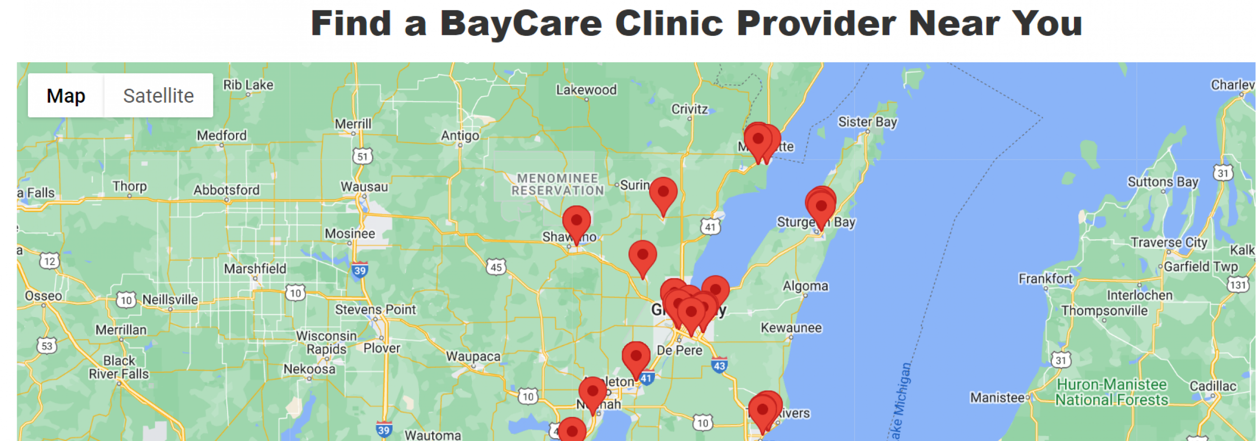 photo of baycare clinic locations