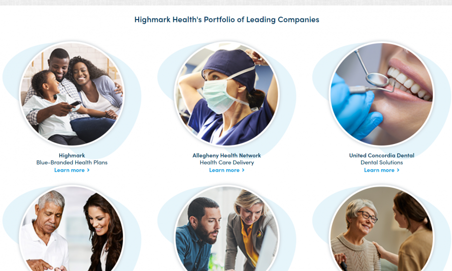 photo of hallmark health web site