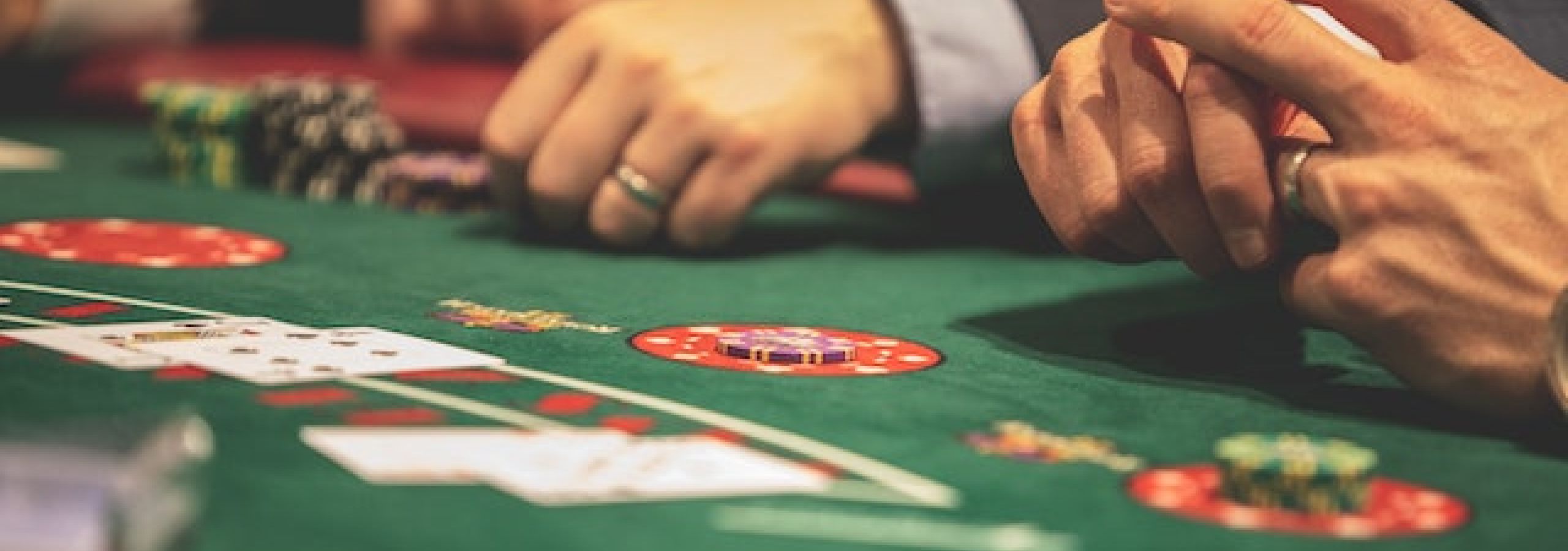 photo of blackjack game at casino