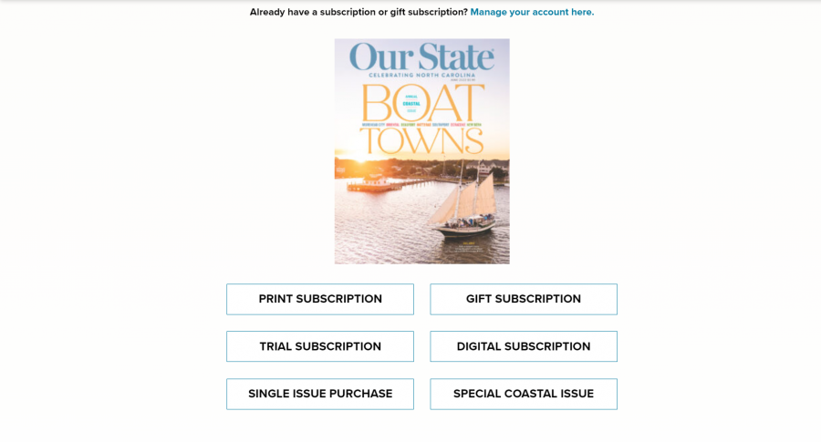 our state magazine web site