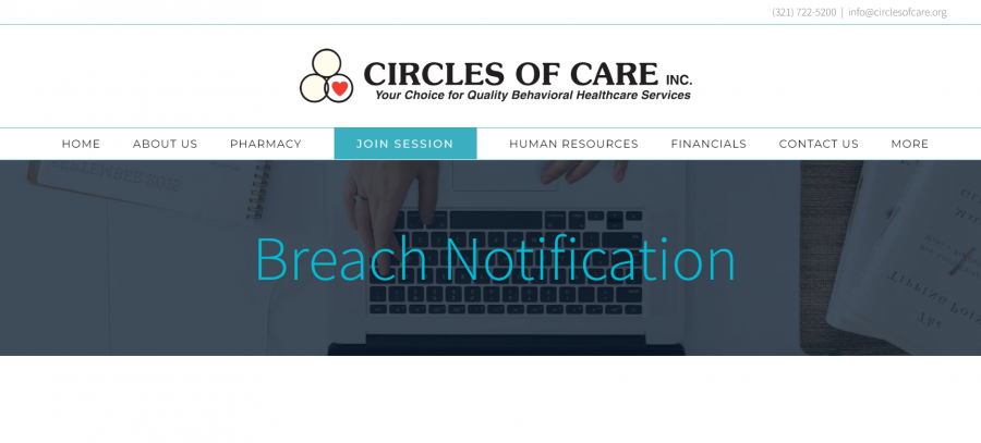 photo of circles of care web site