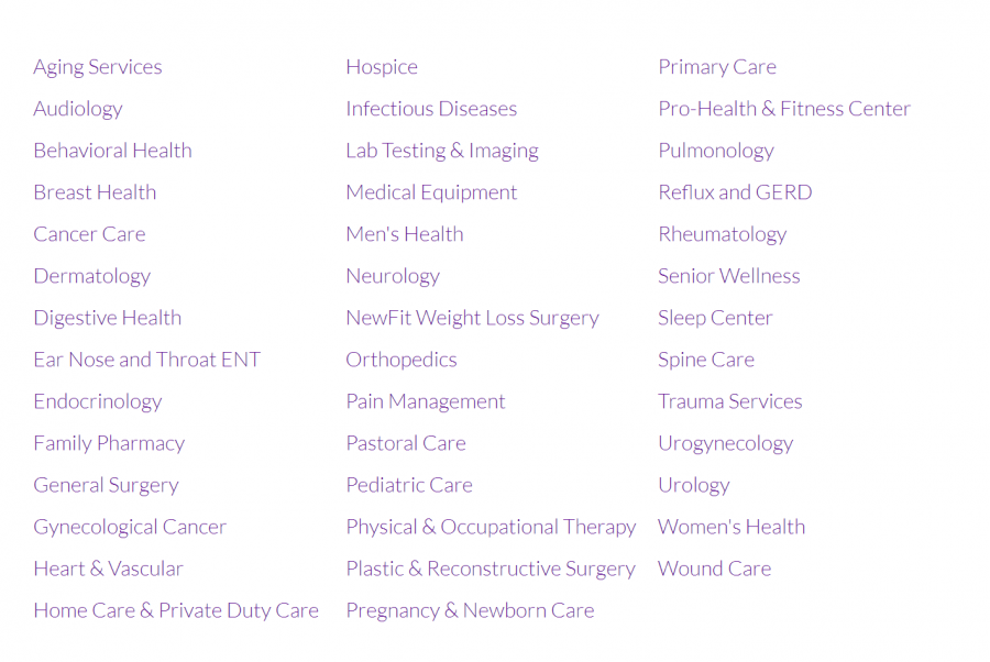 photo of health first services