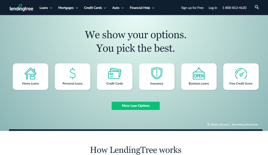 photo of lending tree services