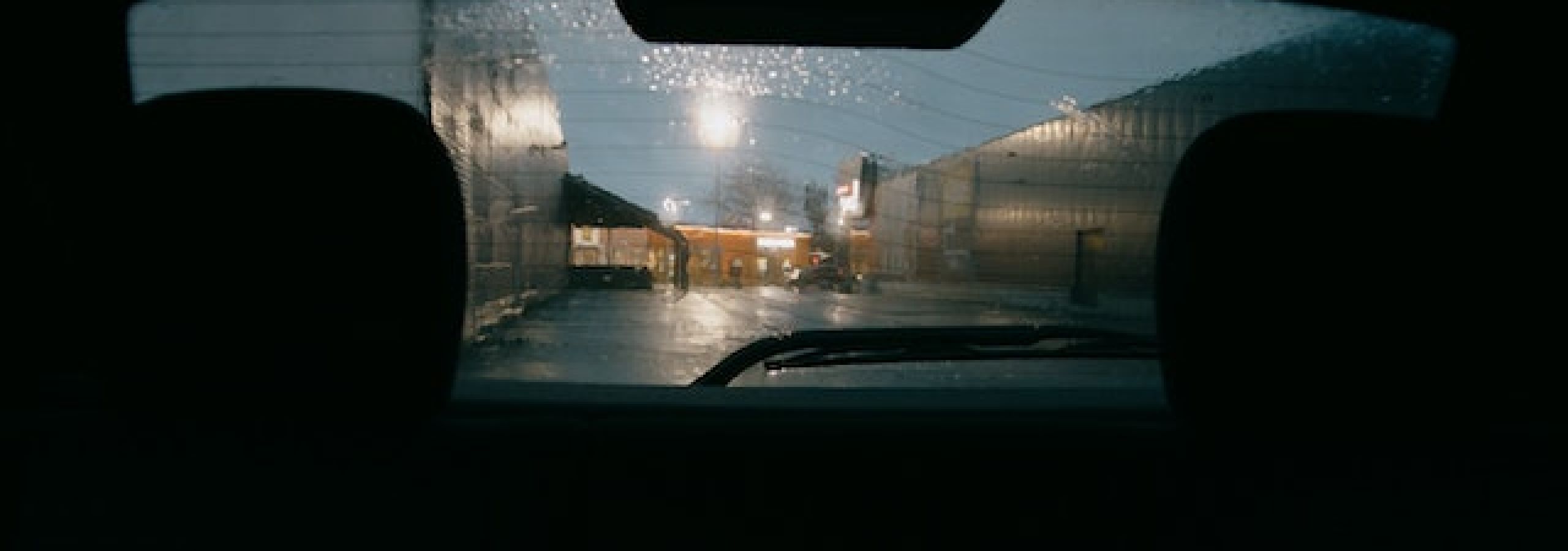 photo of car rear window